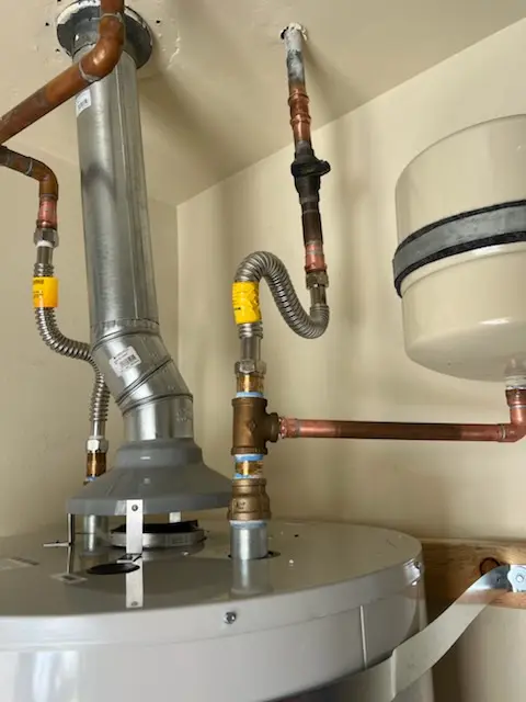 Water heater installation and plumbing repair in Dorsey